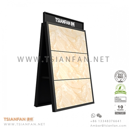 Outdoor A Frame Porcelain Paving Tile Stone Display Rack