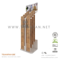 Custom Metal Wood Floor Tile Sample Display Stand for Showroom