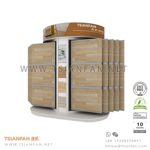 Wing Wood Floor Tile Showroom Display System