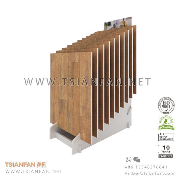 Wood Flooring Tile Showroom Display Stand