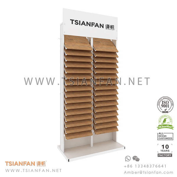 Waterfall Floor Tile Sample Display Rack