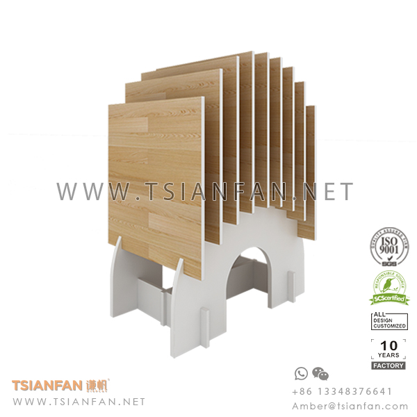 Wood Flooring Tile Exhibition Display Rack