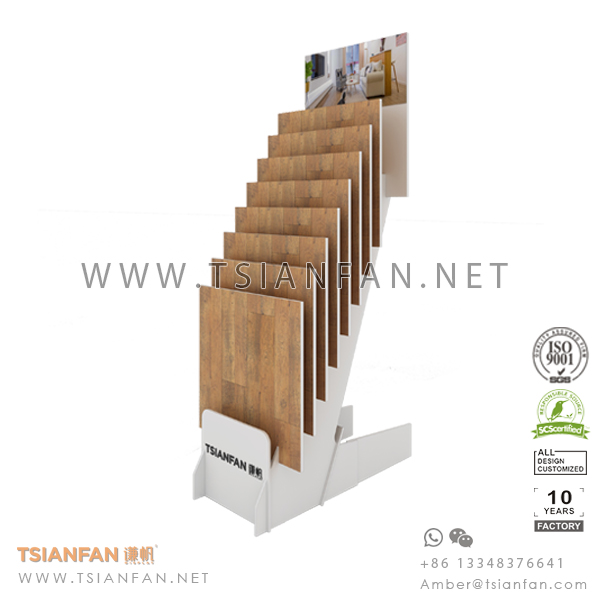 Wooden Flooing Tile Showroom Display Stand