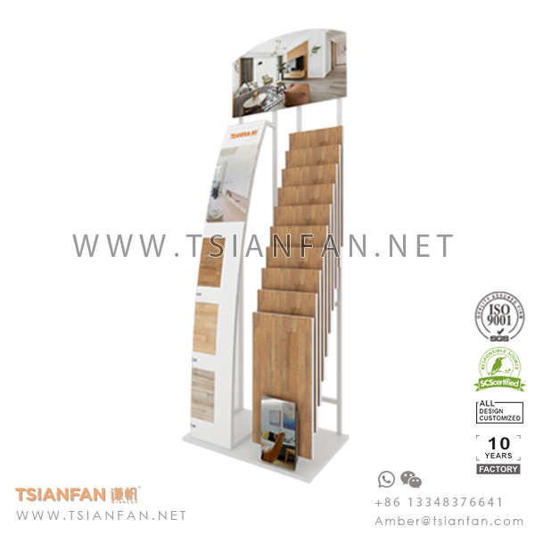 Wooden Flooring Tile Showroom Display Rack
