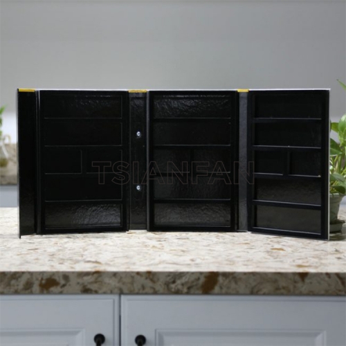 3 Pages Sample Binder Folder For Quartz Stone Sample With Strong Handle Stone Display