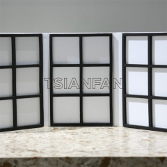 3 Pages Display Folder For Quartz Tile Acrylic Sample Stone Display