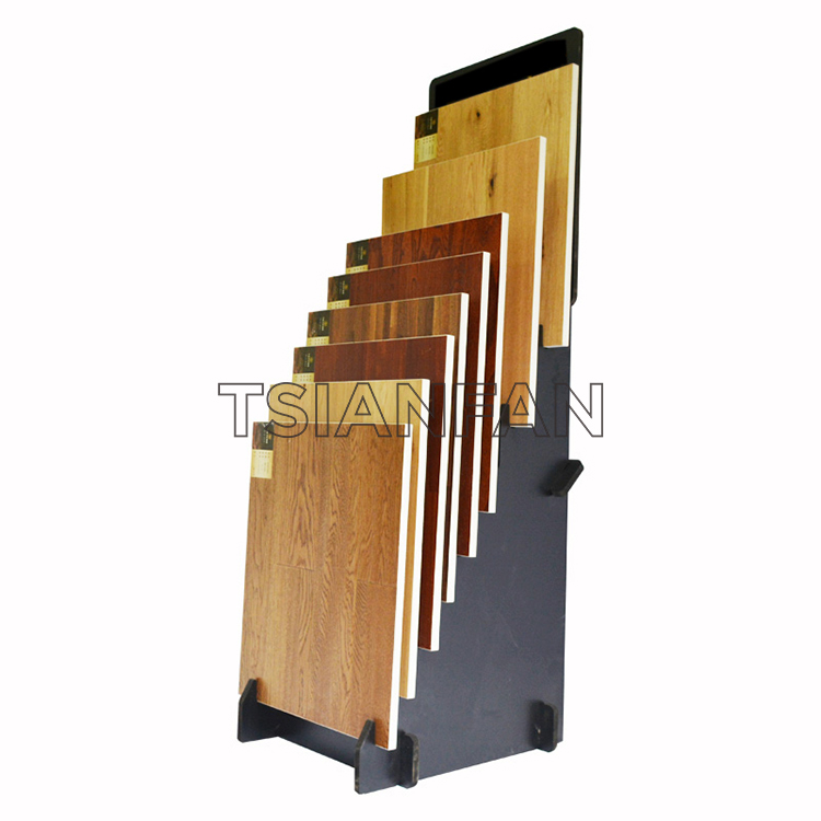 Customized Single side Display Stand For Retail Store For Wooden Floor Display