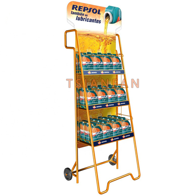 Gas Station Outdoor Display Racks