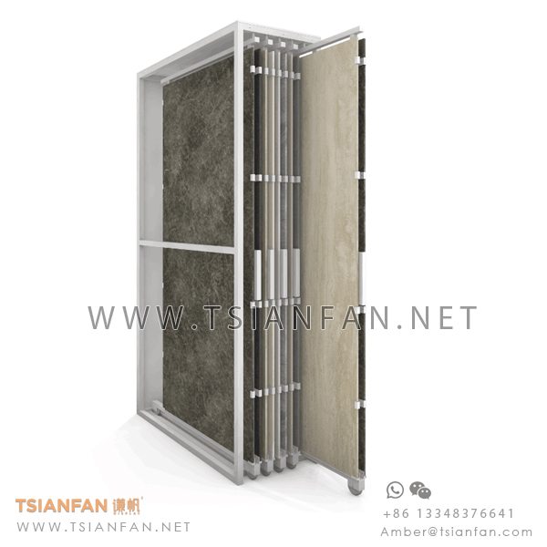 6mm Porcelain Tile Dispaly Rack for Showroom