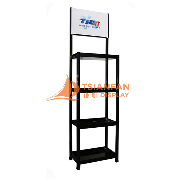 Custom Retail Store Metal Lubricating Oil Display Stands,motor Engine