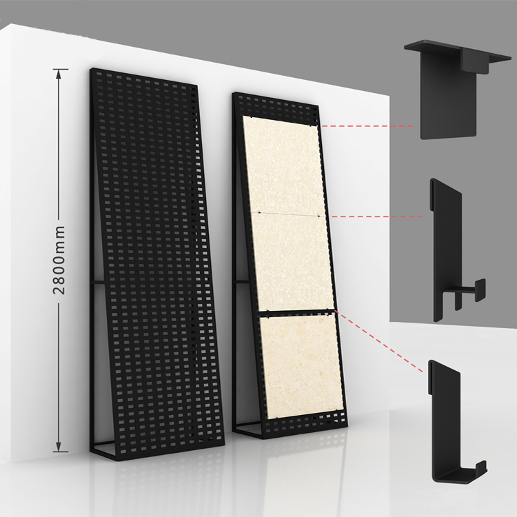 Wallmounted Ceramic Tile Plate Metal Display Stand