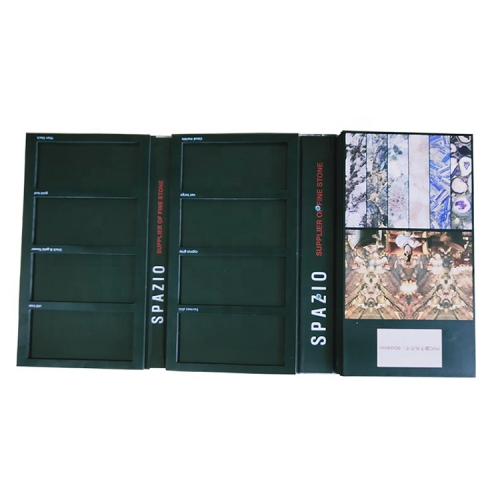 Slate Tile Marble Quartz Stone Sample Plastic Book Wholesale Customization