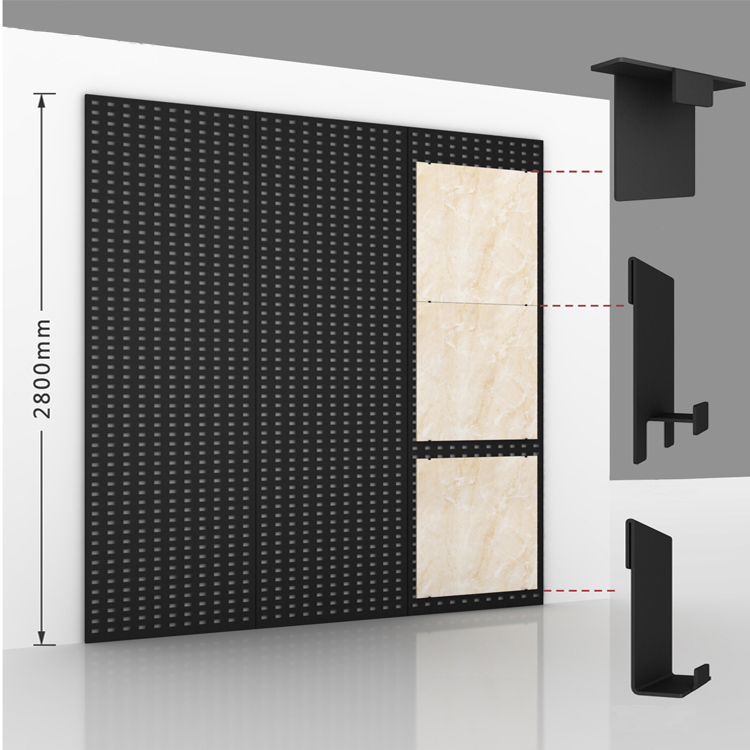 Wallmounted Ceramic Tile Plate Metal Display Stand