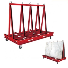 One-stop A-frame Trolley With Pulleys For Stone Slab Display
