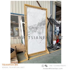 Large Tile Slab Full Size Rotary Display Frame Rack for Porcelain,Granite,Marble and Quartz Stone
