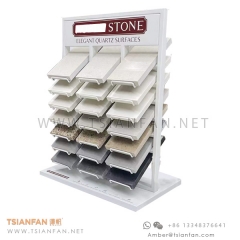 SRT056 Metal Display Granite and Marble Quartz Stone Porcelain Tile Sample Table Rack