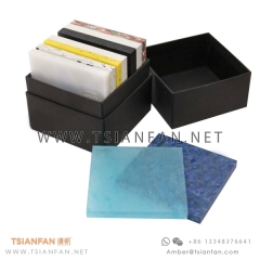 Plastic Tile , Solid Surface and Engineered Stone Sample Pack Box