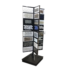 Mosaic tile Metal rotating display frame Tile creamic Flooring Display Stand  MZ1004