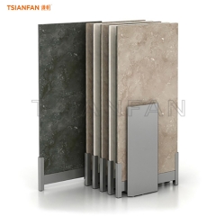 Custom tile push-pull display stand floor stand