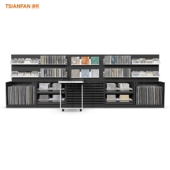 Ceramic tile exhibition hall floor floor display combination rack