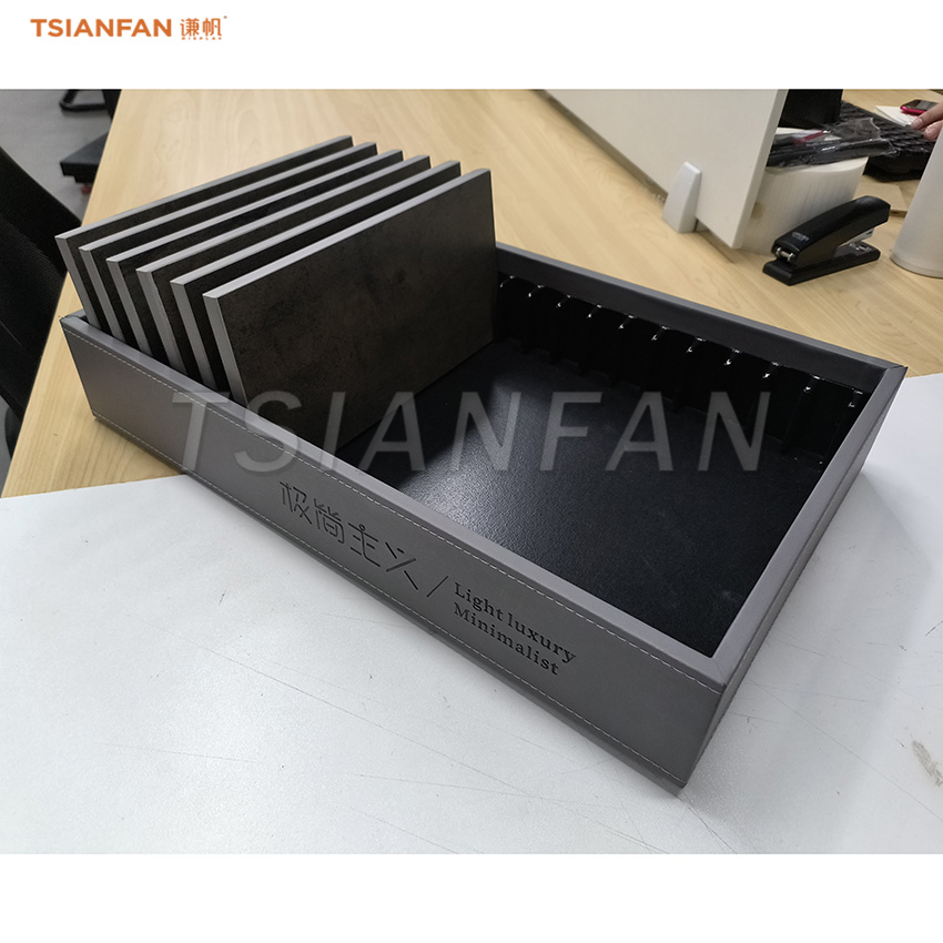 Engineered stone artificial stone sample box showroom display box