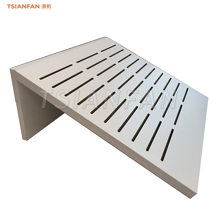 CE205-White paint-free board countertop display rack tile display