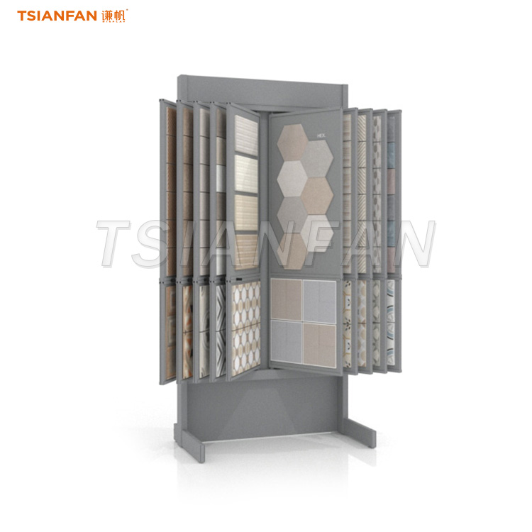 TSIANFAN display stand sale mosaic sample display page turing stand